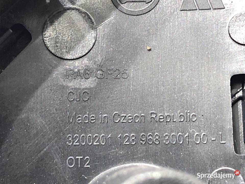 KLAMKA WEWNĘTRZNA LEWY TYŁ SKODA FABIA III osobowe