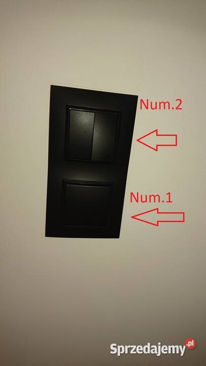 Wyłączniki Ospel czarny mat