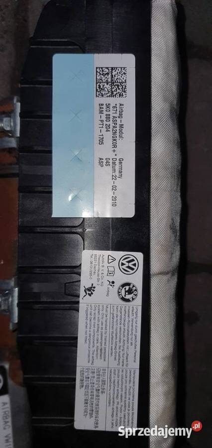 VW Tiguan I 10r TDI CR LR7N AIRBAG komplet z Jaworzno