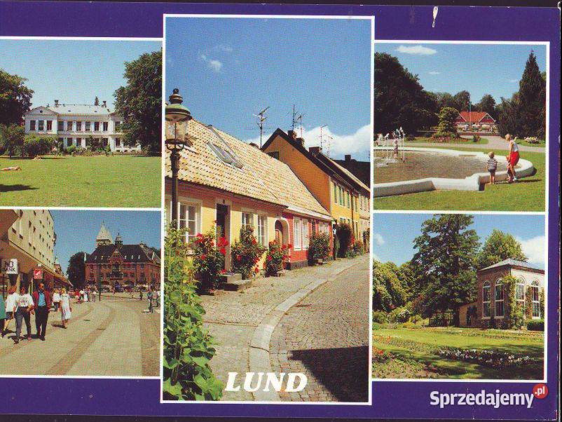 Kart Pocz Szwecja Lund widoki Gliwice