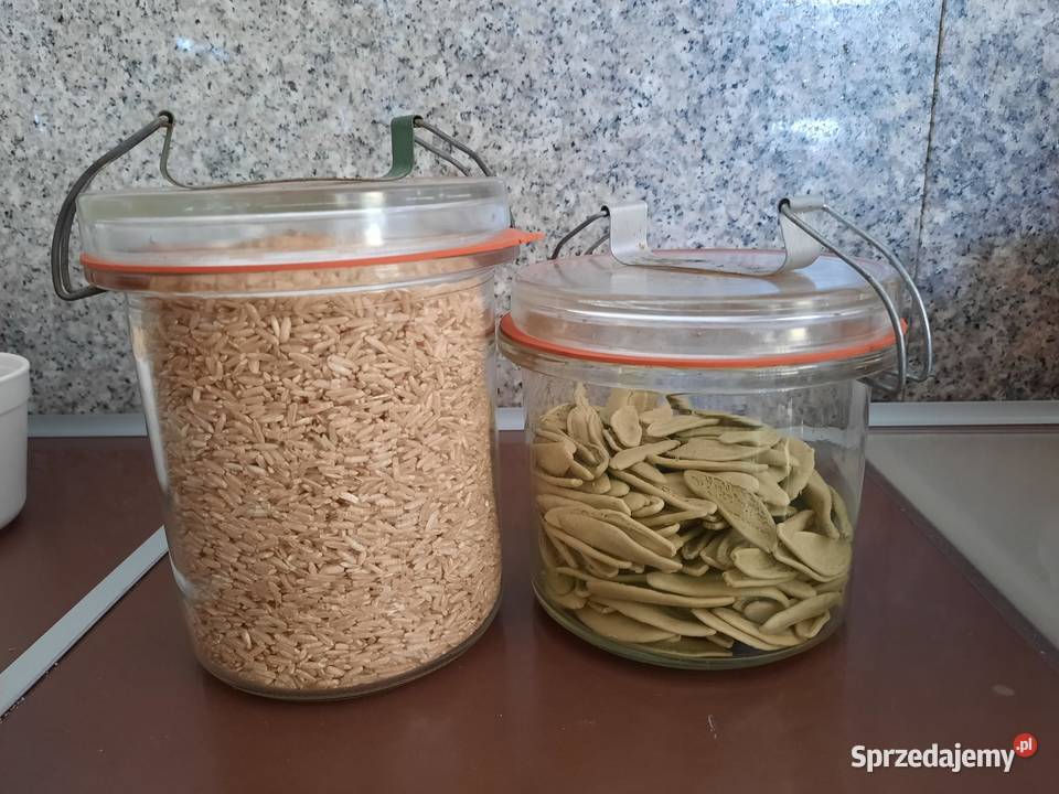 Niemieckie stare słoiki WECK różne rozmiary Pasłęk