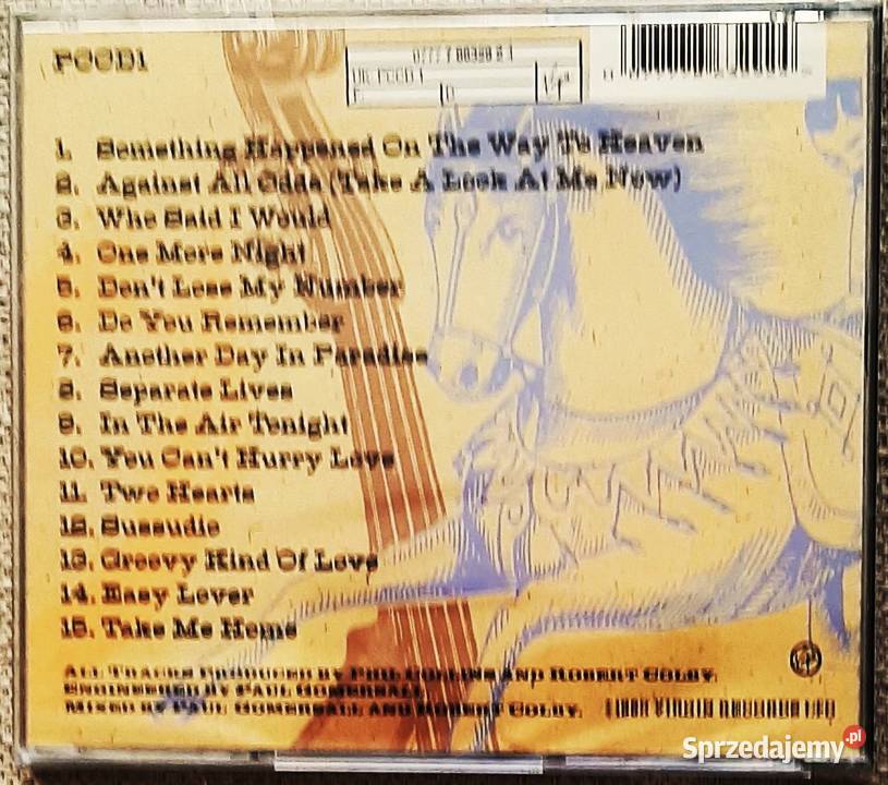 Album CD PHIL COLLINS Album Serious Hits Live 1 płyta Płyty i kasety Katowice