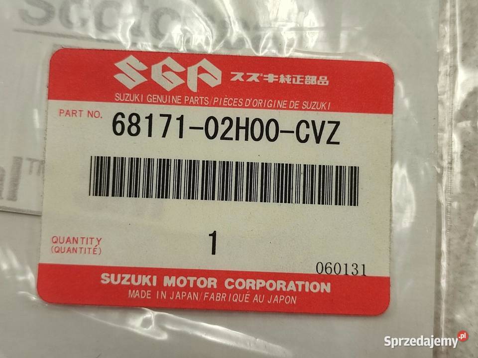 NAKLEJKA 750 NA LEWY BOCZEK SUZUKI GSXR750 lubelskie