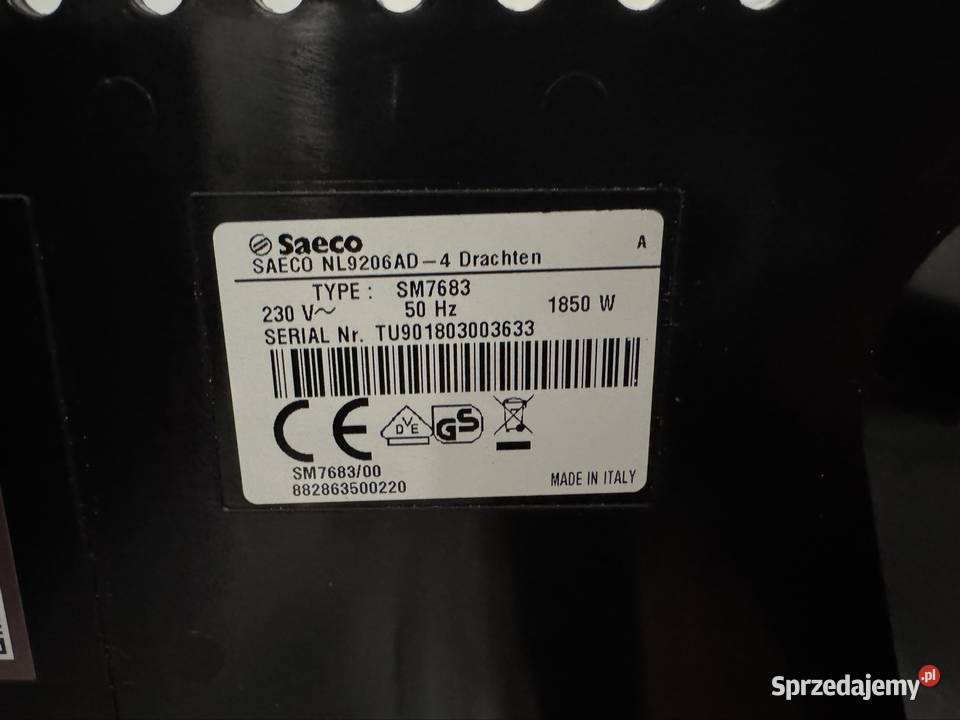 Ekspres do kawy SAECO Xelsis SM7683 Gwarancja Warszawa