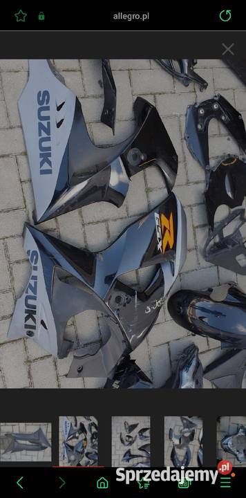 GSX R 1000 lampa błotnik owiewka bok zadupek Nowy Tomyśl