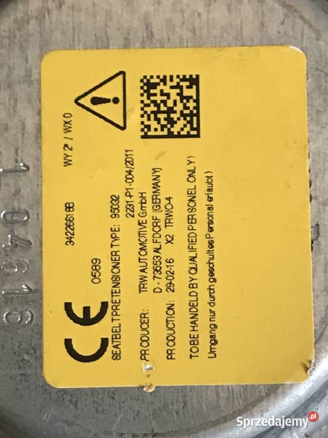 PAS BEZPIECZEŃSTWA PRZÓD LEWY PRAWY TRAFIC III Barwałd Dolny