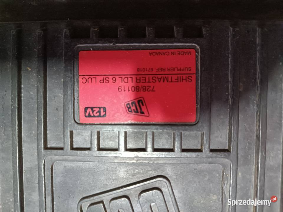Sterownik skrzyni biegów JCB 4cx531536 72880119 pomorskie