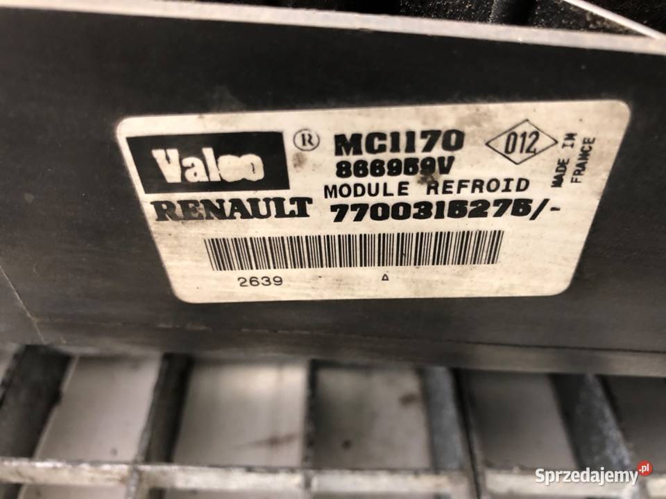 WENTYLATOR CHŁODNICY OPEL MOVANO A 25 80