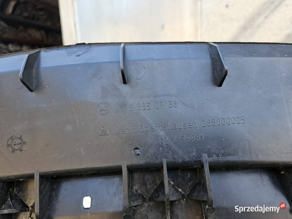 MERCEDES W176 LIFT PŁYTA OSŁONA POD ZDERZAK Wzmocnienia, belki i wsporniki