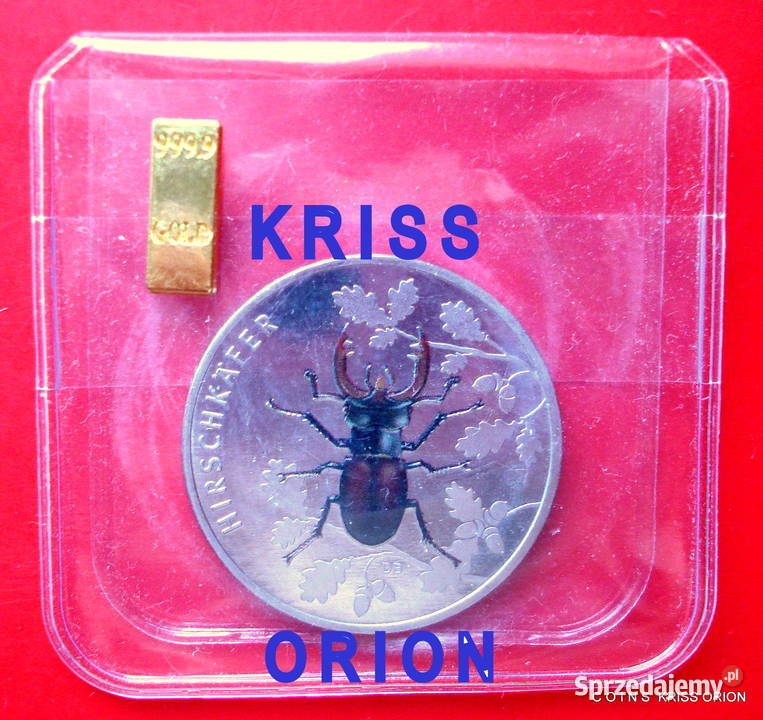 5 Euro Niemcy 2024r Chrząszcz Jeleniowaty Kolor