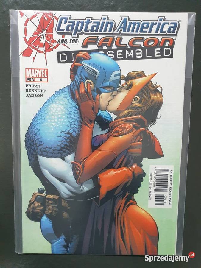 Captain America 6 oryginalnych komiksów Marvel Gdynia