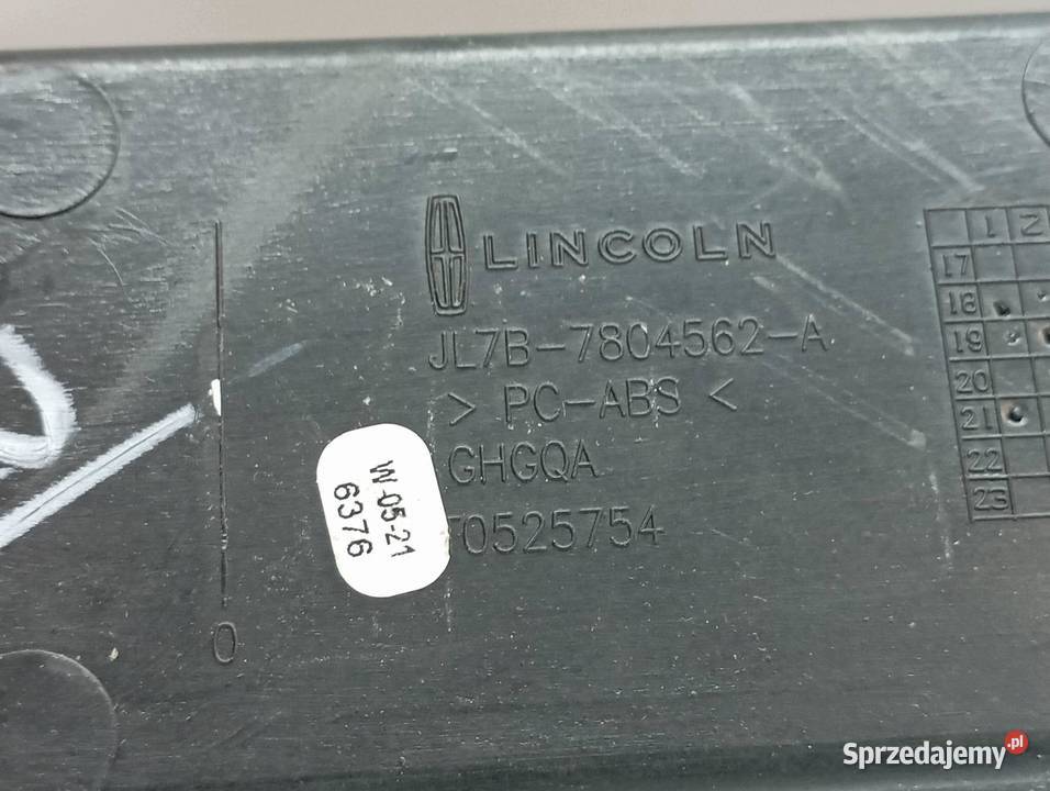 DEKOR LISTWA OZDOBNA DESKI OSŁONA KL7B78044B Deski rozdzielcze, konsole