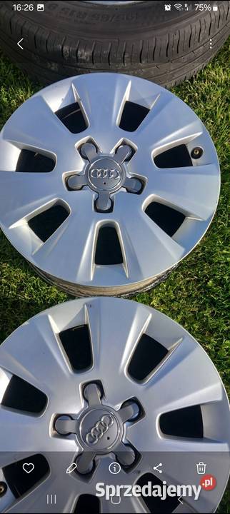 Alufelgi 5x112 r15 audi Samochodowe Opony i felgi Gwizdów