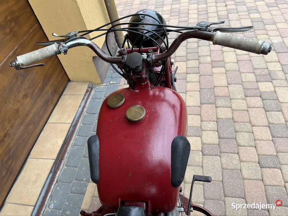 Oryginalne Moto Guzzi Super Alce 500 1946 czterosuwowy Żychlin