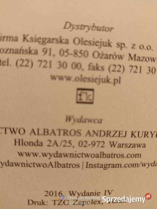 Światło między oceanami książki Warszawa