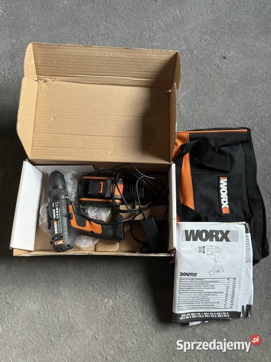 Wiertarkowkrętarka akumulatorowa Worx WX170 20V Pełch