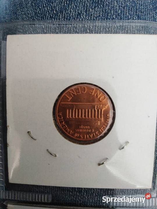 1 cent lincoln usa 1982 D miedź duża data Żary