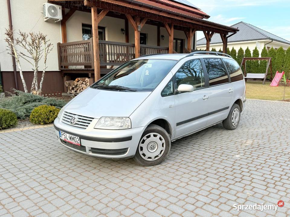 VW Sharan 19tdi 115 koni 7 foteli HAK SPRAWNY przyciemniane szyby Witkowo