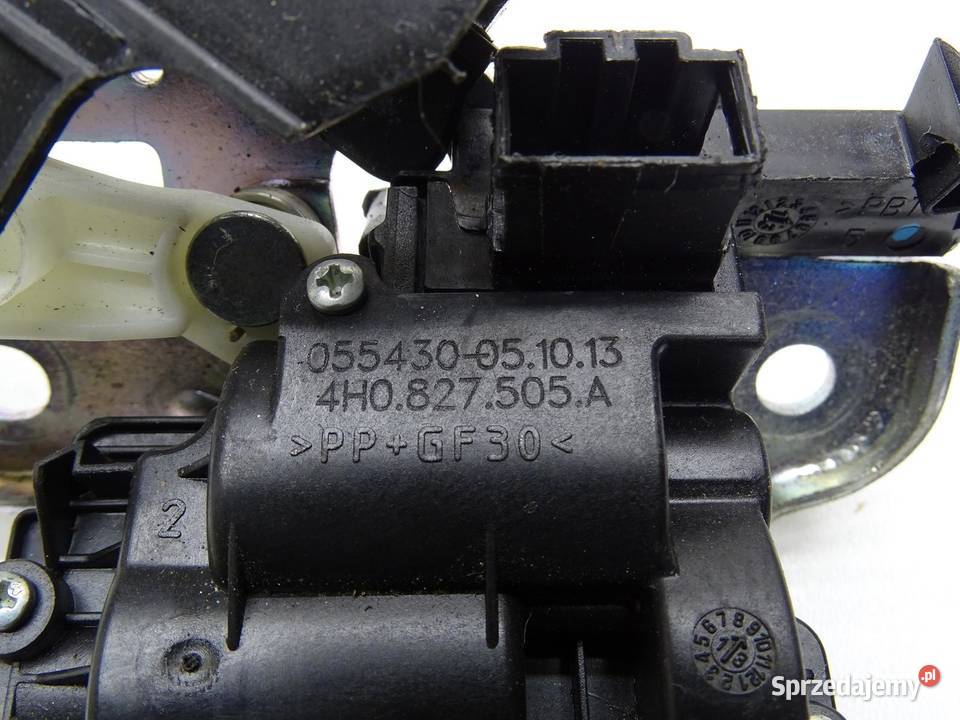 ZAMEK KLAPY BAGAŻNIKA TYŁ TYLNY 4H0827505A AUDI osobowe