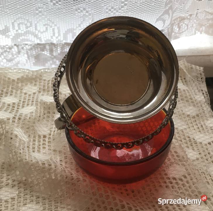 Cukiernica z czerwonym szkłem Kraków sprzedam