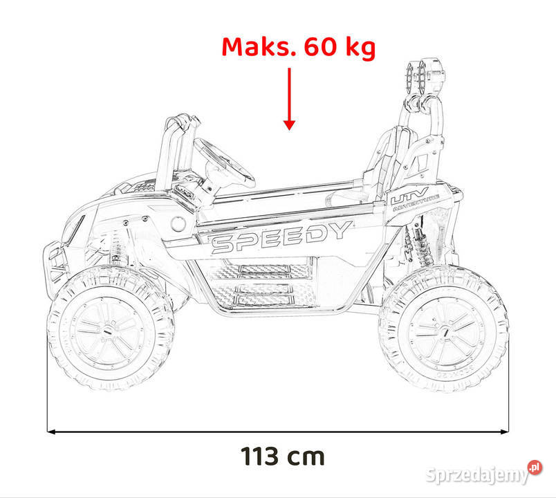 bawibus BUGGY ADVENTURE PRO Auto samochód na