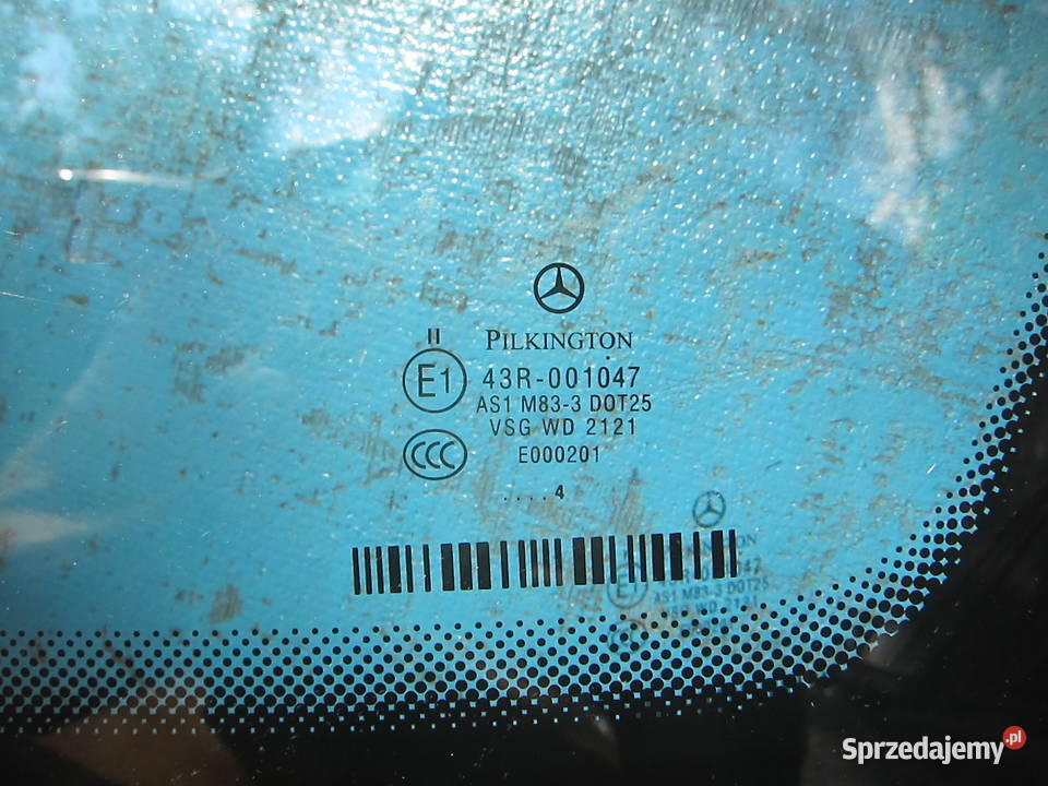 MERCEDES W203 SEDAN 2001 SZYBA PRZÓD ORG osobowe Radom sprzedam