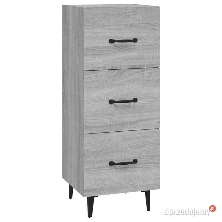 vidaXL Szafka szary dąb sonoma 345x34x90 mazowieckie Warszawa