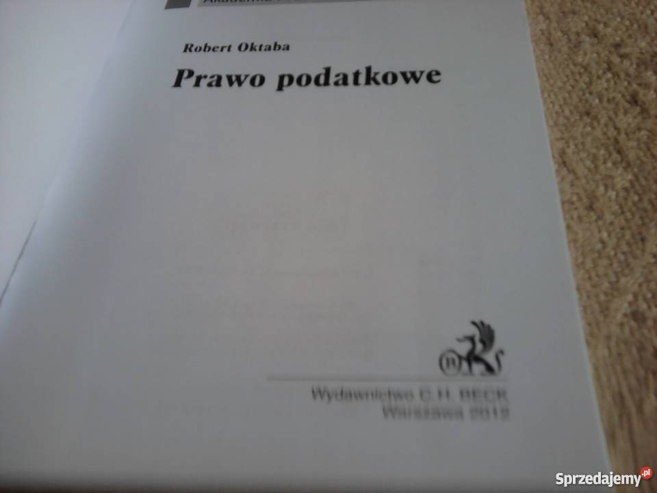 Prawo podatkowe Robert Oktaba Ostrołęka