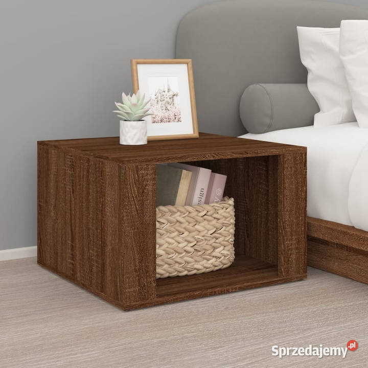 Szafka nocna brązowy dąb 57x55x36 materiał Warszawa