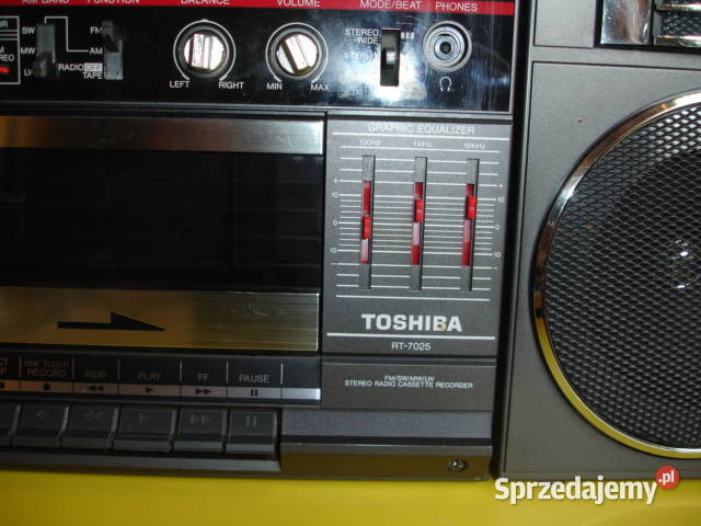 Radiomagnetofon TOSHIBA RT7025 lubuskie Zielona Góra
