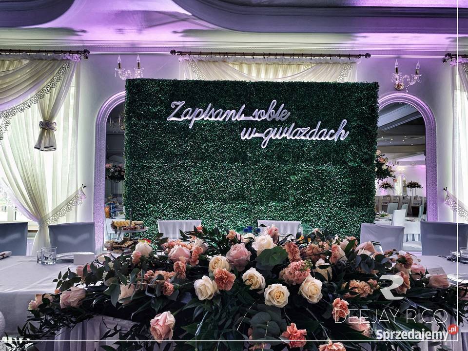 Napis ledowy neon Zapisani sobie w gwiazdach Kłobuck