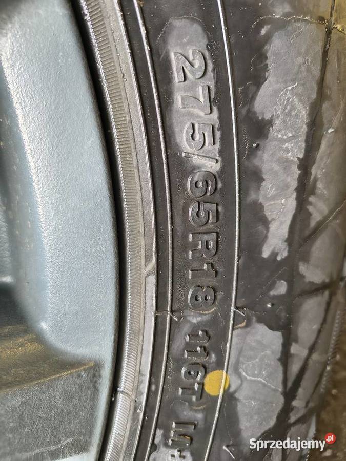 Opony 27565 R18 podkarpackie Leżajsk sprzedam