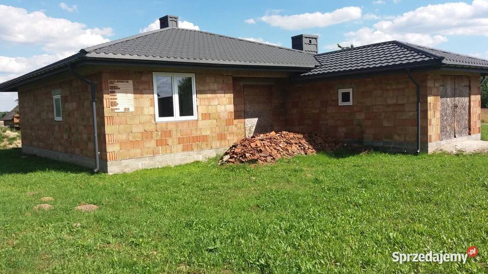 Sprzedam dom parterowy 120m2 do wykończenia Perzów