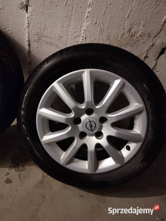 Alufelgi 16 Opel z oponami letnimi aluminiowe Samochodowe Włocławek
