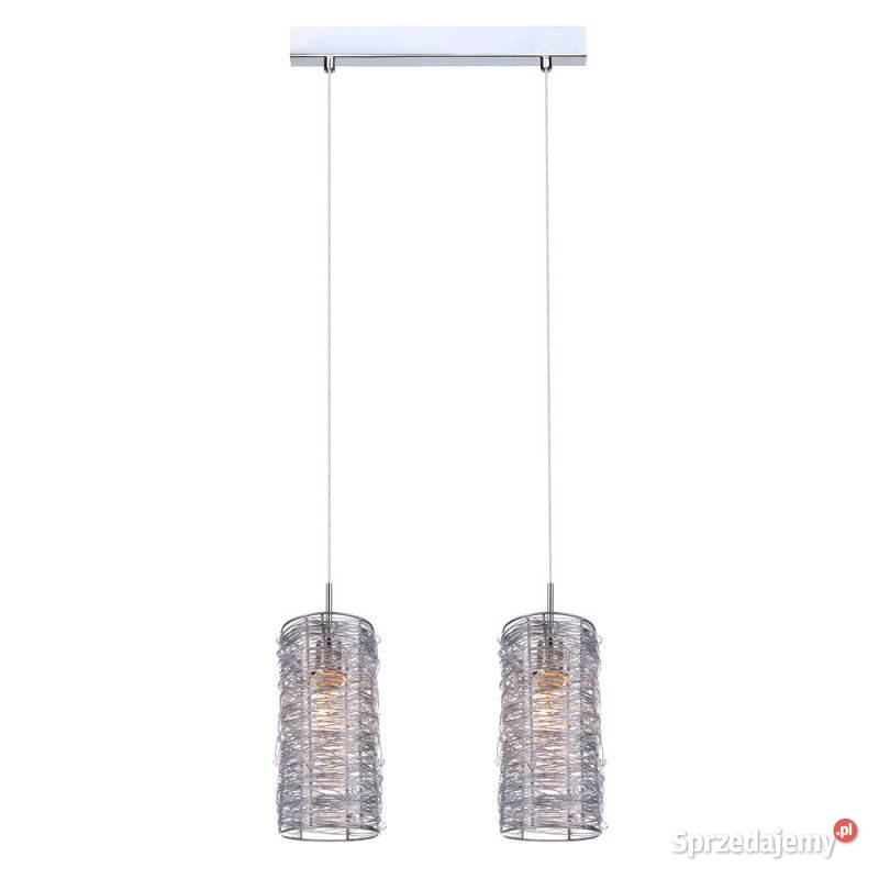 Lampa wisząca tubowa Linton Italux MDM21362 odcienie szarości Szklarska Poręba