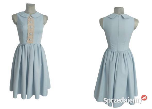 Piękna niebieska sukienka baby blue Moda i Styl Piaseczno