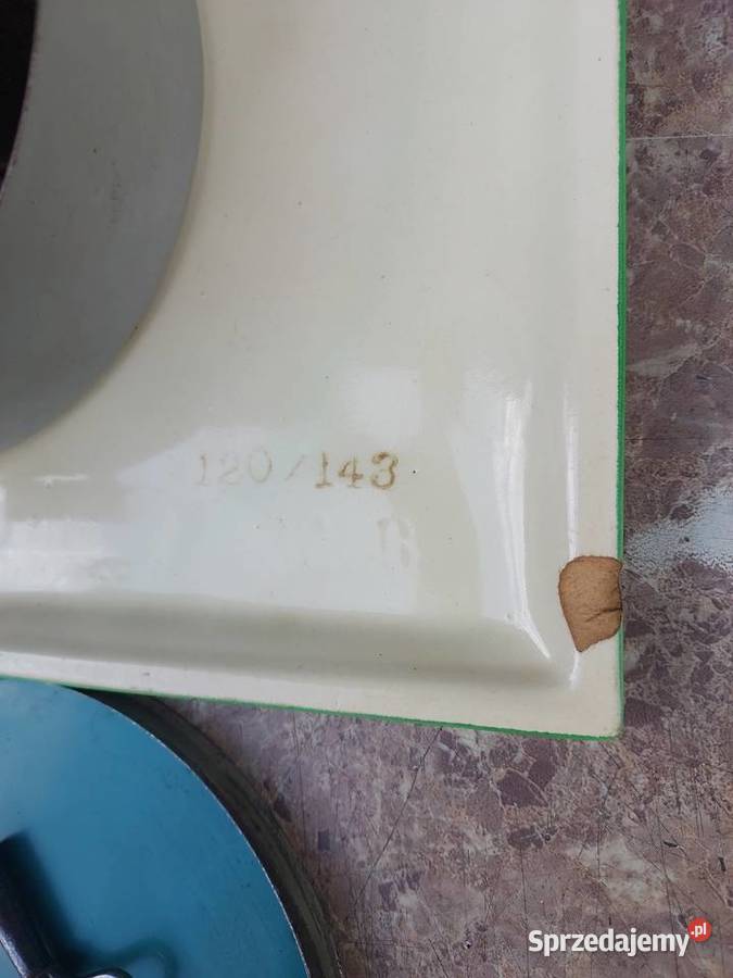 124 Stary zegar kuchenny ceramiczny Mauthe pomorskie Tczew