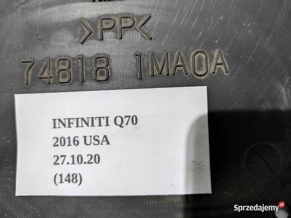 OSŁONA PODWOZIA PRAWA LEWA INFINITI Q70 M37 M56 osobowe Karoseria