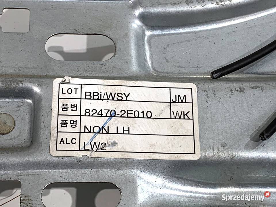 PODNOŚNIK SZYBY LEWY PRZÓD HYUNDAI TUCSON osobowe