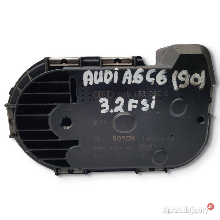 PRZEPUSTNICA Audi A6 C6 32 FSI 078133062C osobowe lubelskie Chełm