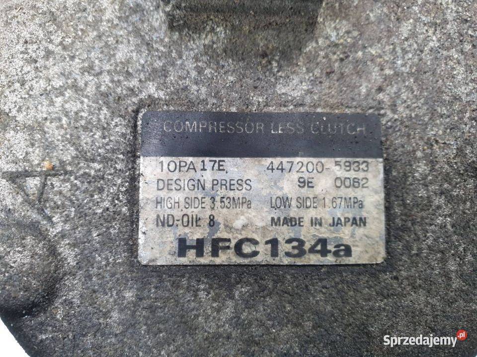 SPRĘŻARKA KLIMATYZACJI JEEP WRANGLER TJ HFC134A Lipno