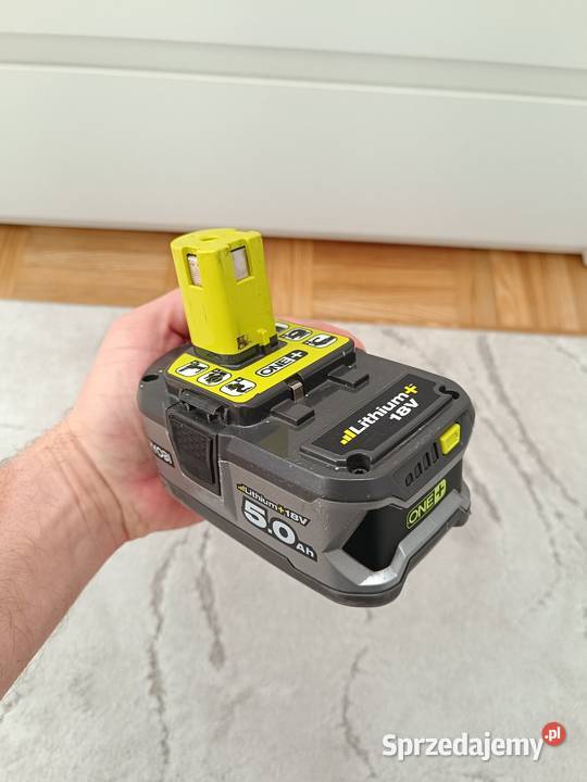 Uszkodzony akumulator Ryobi 5Ah One Pruszków