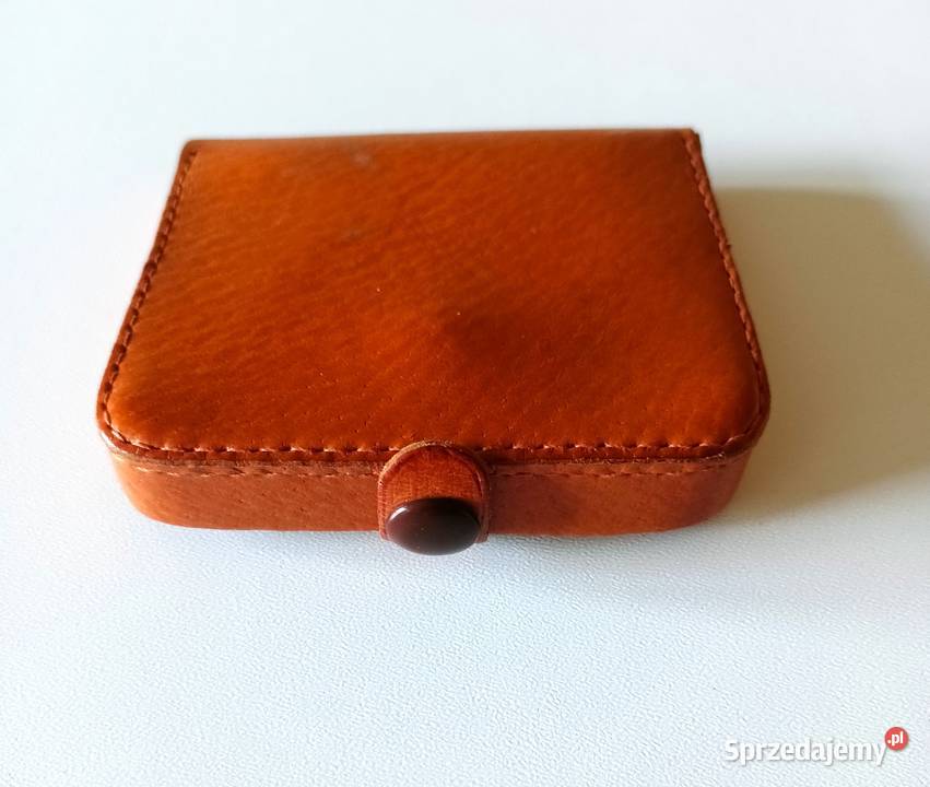 Portmonetka portfelik skóra z PRL vintage Łódź sprzedam