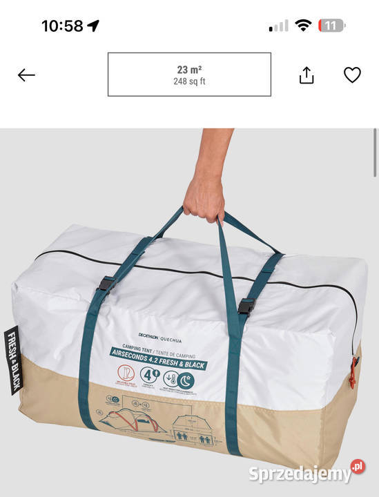 Namiot DECATHLON Quechua Air Seconds 42 FB Lublin