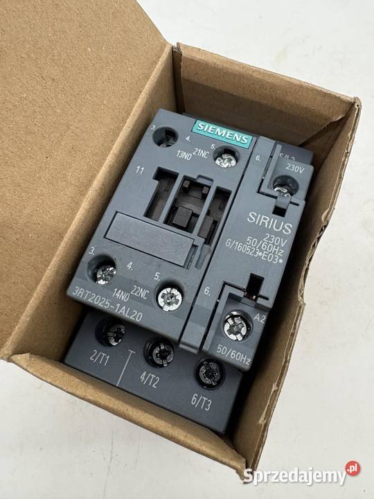 Siemens 3RT20251AL20 Stycznik 75kW