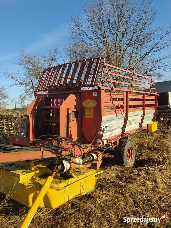 Przyczepa samozbierająca z kosiarką Stalmech Dymer