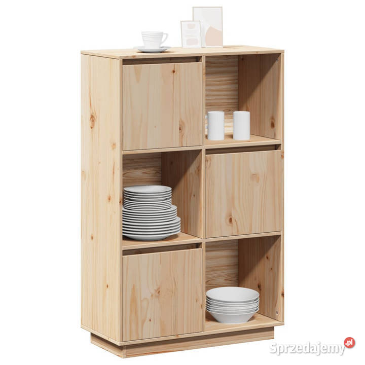 Szafka 74x35x117 lite drewno sosnowe WM814364 Warszawa