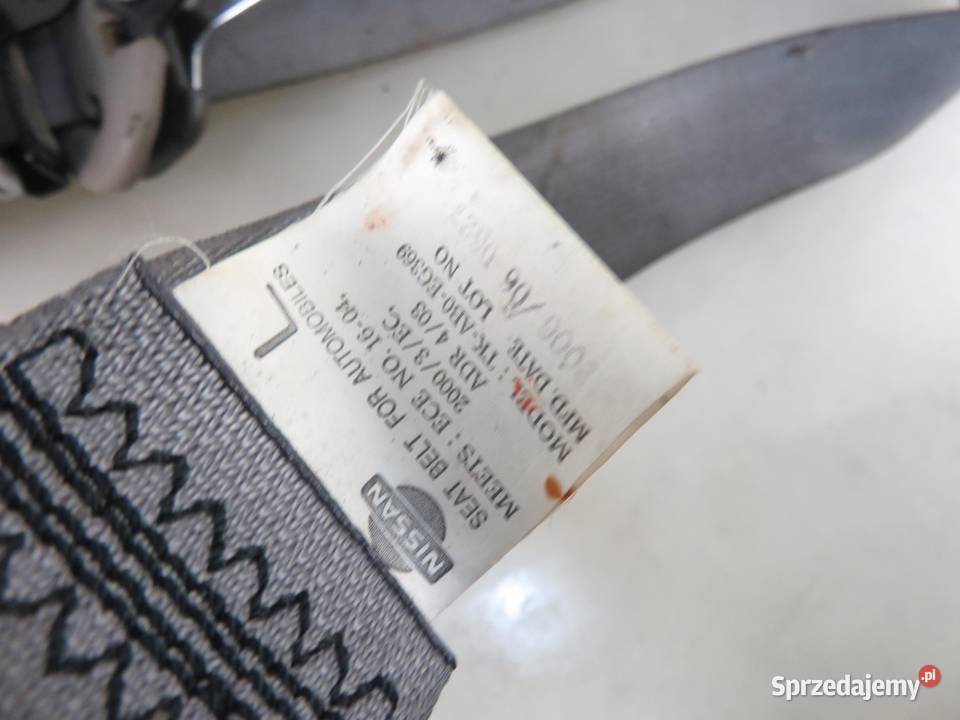 PAS LEWY TYLNY NISSAN NAVARA D22 TKAB0EG369 Pasy bezpieczeństwa