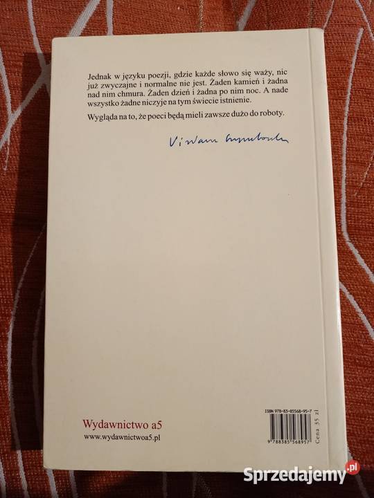 Wiersze wybrane Wisława Szymborska Poznań