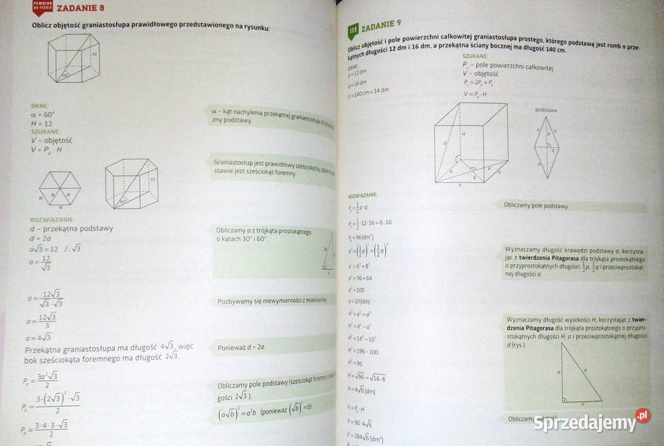 Matematyka Egzamin ósmoklasisty na 100 Chełm sprzedam